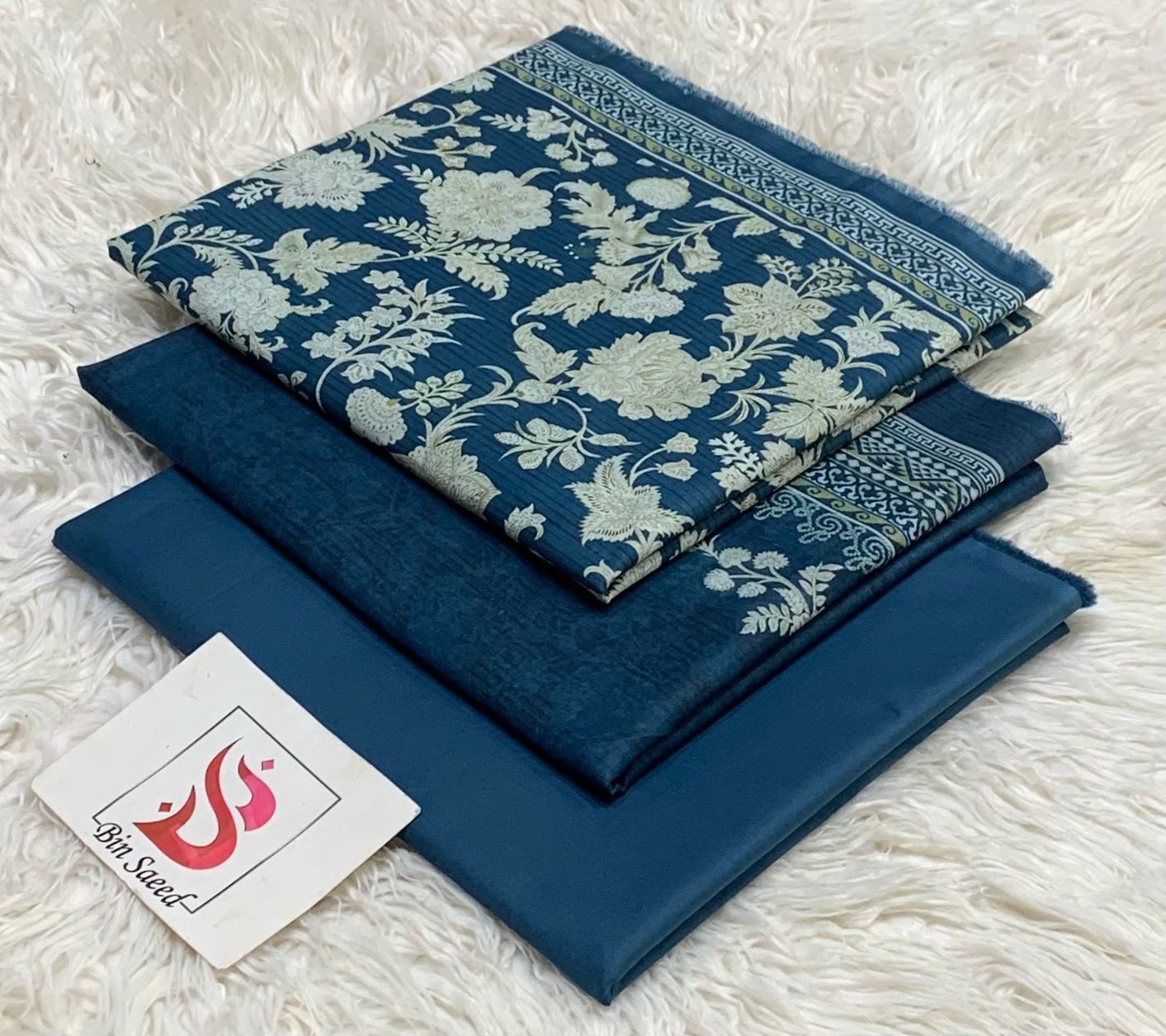 BIN SAEED LAWN COLLECTION 2026 100% ORIGINAL