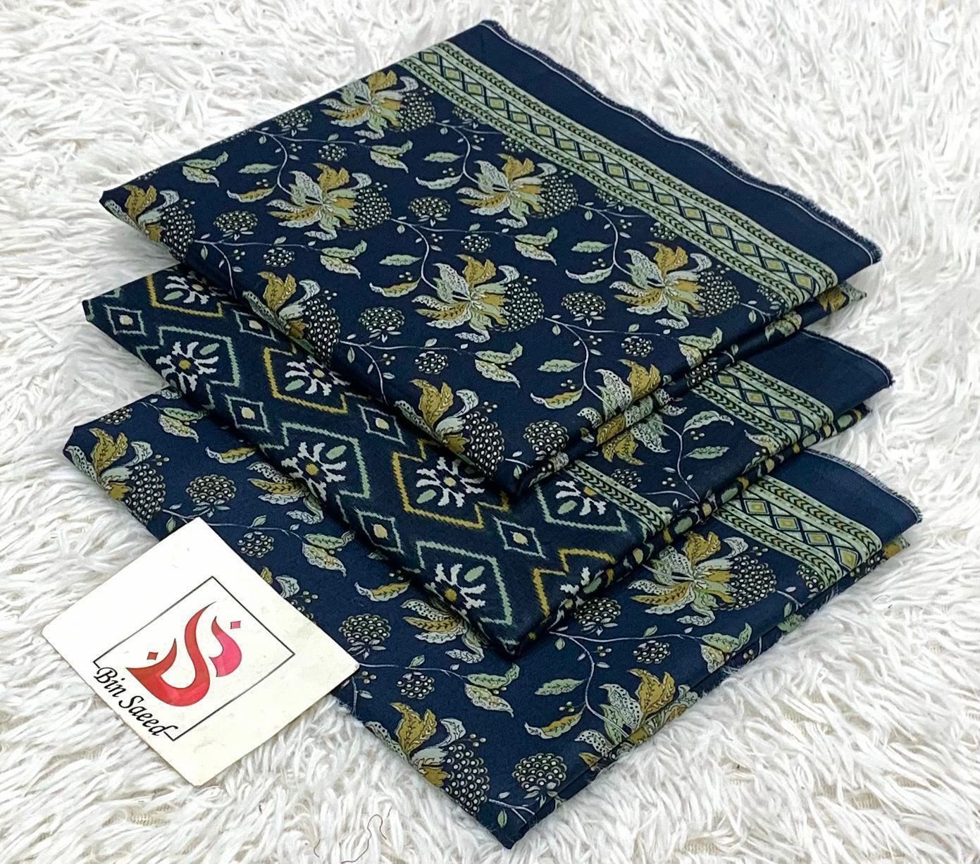 BIN SAEED LAWN COLLECTION 2026 100%