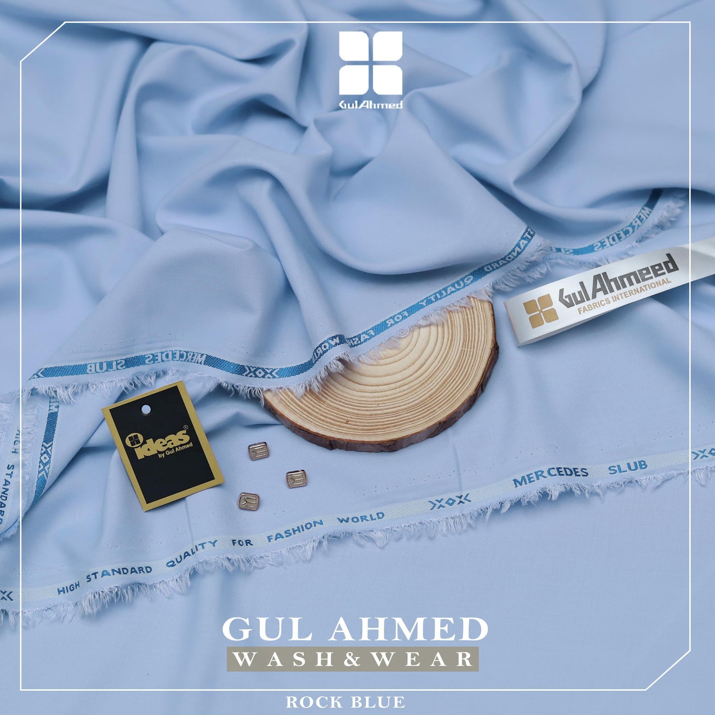 Gul Ahmed Men's Luxury Tropical Collection 2026 | Premium Wash & Wear Unstitched Suit Fabric 4 Mete