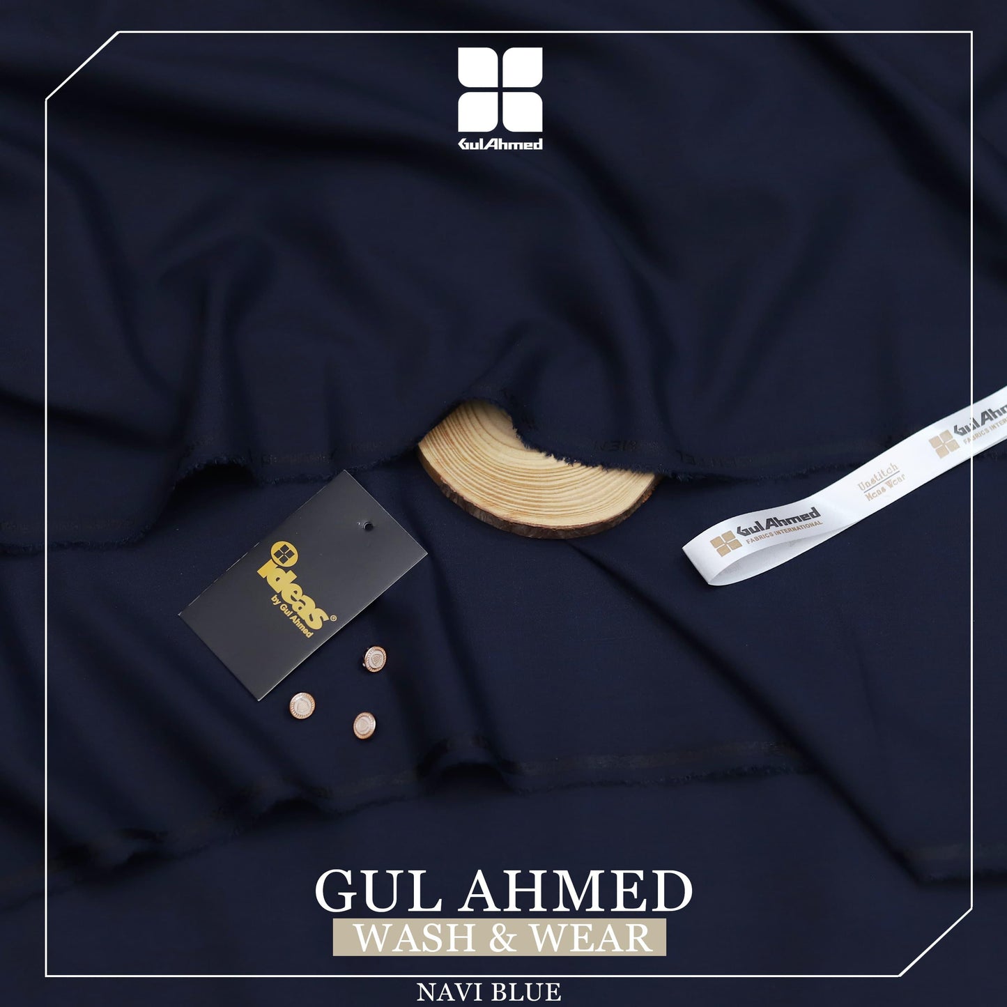 Gul Ahmed Men's Luxury Tropical Collection 2026 | Premium Wash & Wear Unstitched Suit Fabric 4 Mete