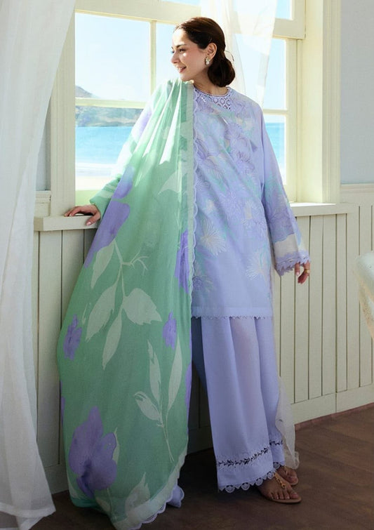 ZARA SHAHJAHAN Thread Embroidered Airjet Lawn 3pc 2026 | Nuqta Fashion