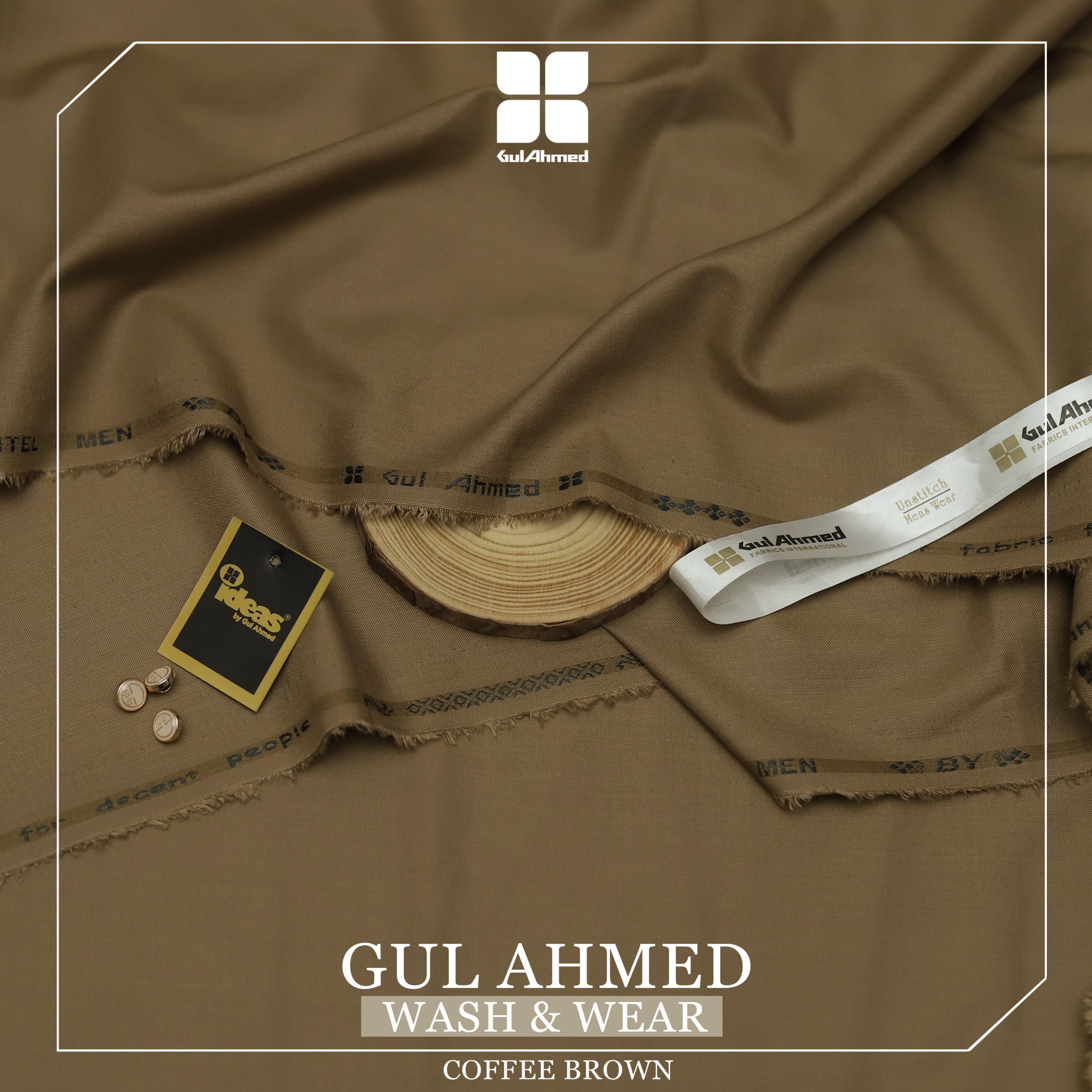 GUL AHMED 100% PURE SUPER LUXURY WASH & WEAR