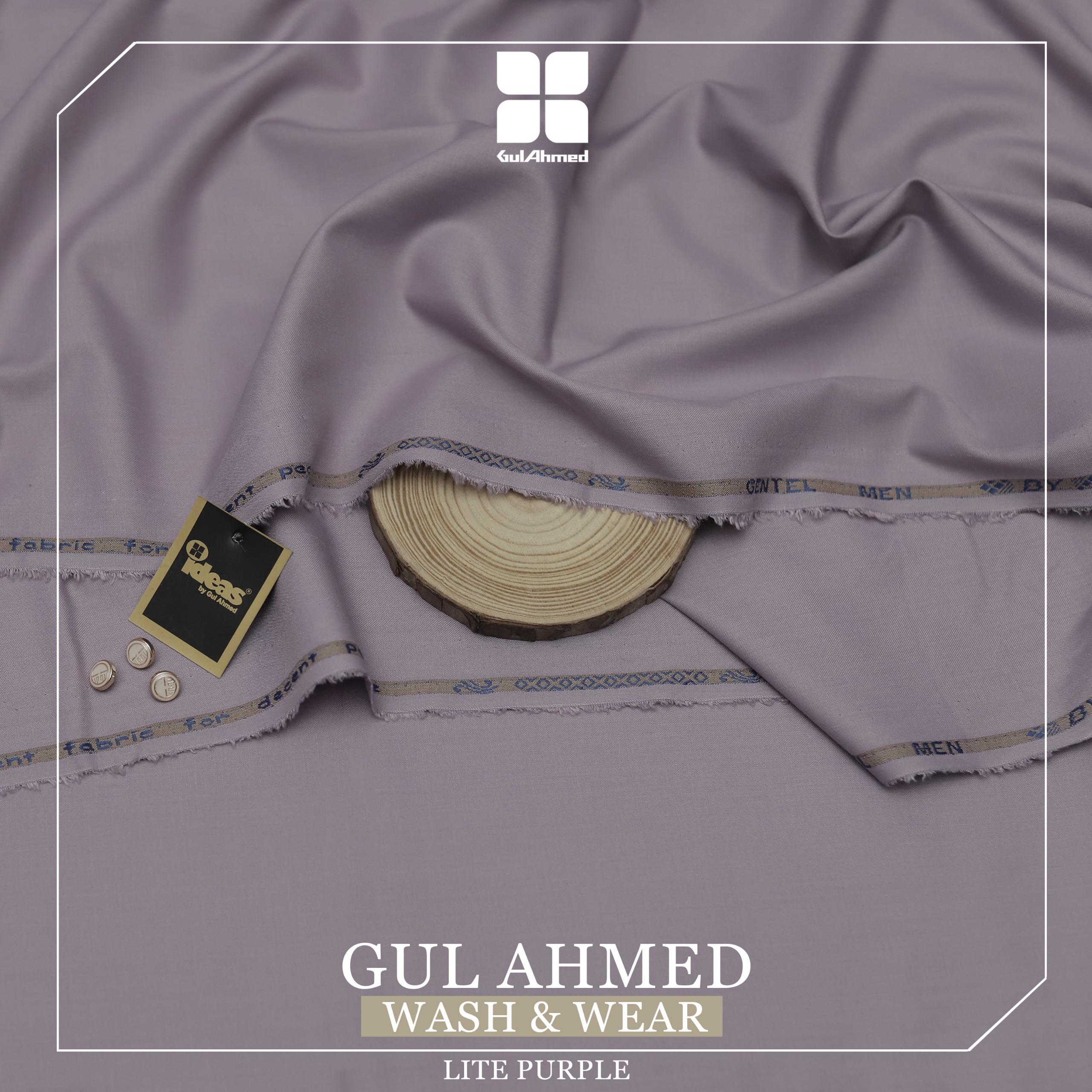 GUL AHMED 100% PURE SUPER LUXURY WASH & WEAR