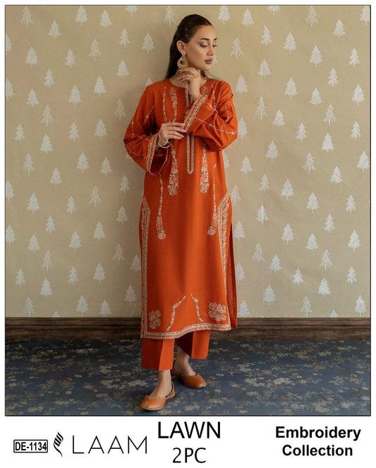 BATIK Pure Lawn Heavy Embroidered 3pc Summer 2026 Vol 3 | Nuqta Fashion