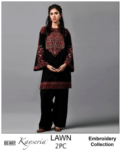 BATIK Pure Lawn Heavy Embroidered 3pc Unstitched Summer 2026 - Design 11 | Nuqta Fashion