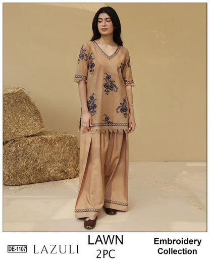 BATIK Pure Lawn Heavy Embroidered 3pc Unstitched Summer 2026 - Design 15 | Nuqta Fashion
