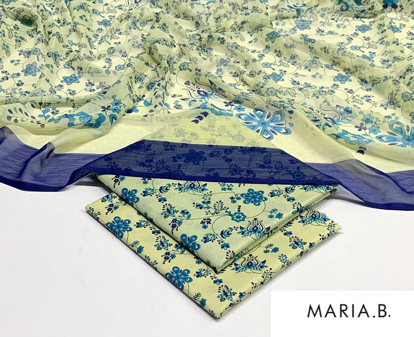 Chiffon Dupatta Printed Lawn 3pc 2026 | Nuqta Fashion