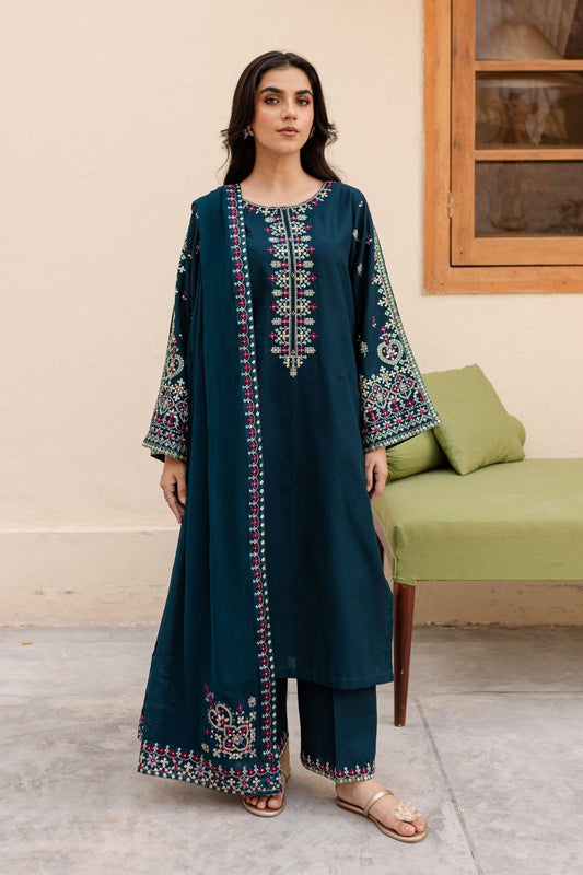 ZARA SHAHJAHAN Premium Airjet Lawn Embroidered 3pc 2026 | Nuqta Fashion