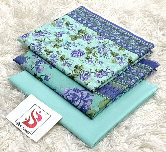 BIN SAEED LAWN COLLECTION 2026 100% ORIGINAL