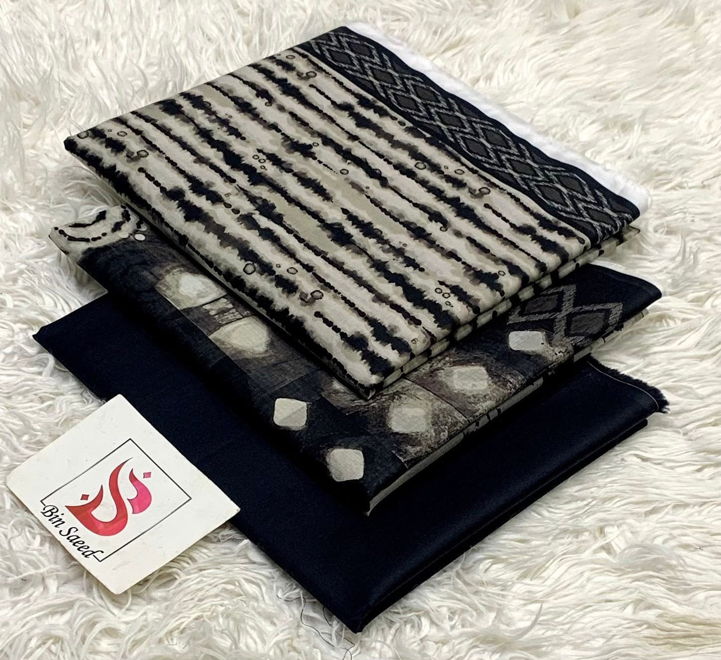BIN SAEED LAWN COLLECTION 2026 100% ORIGINAL