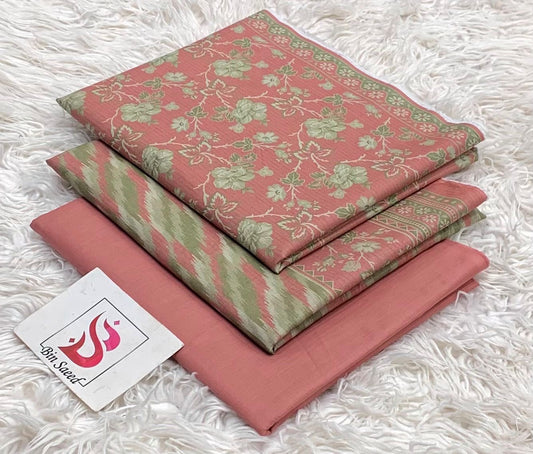 BIN SAEED LAWN COLLECTION 2026 100% ORIGINAL