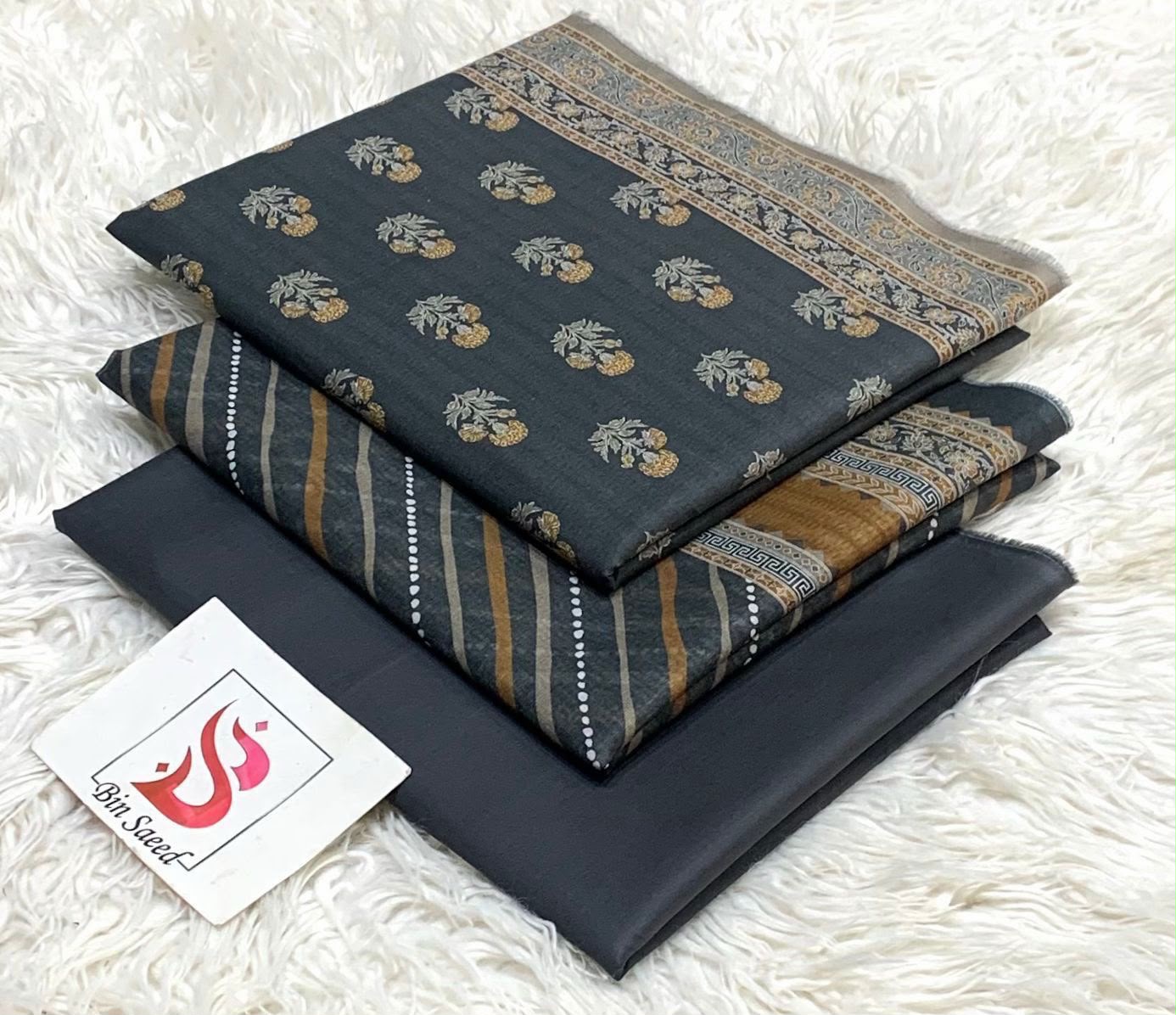 BIN SAEED LAWN COLLECTION 2026 100% ORIGINAL