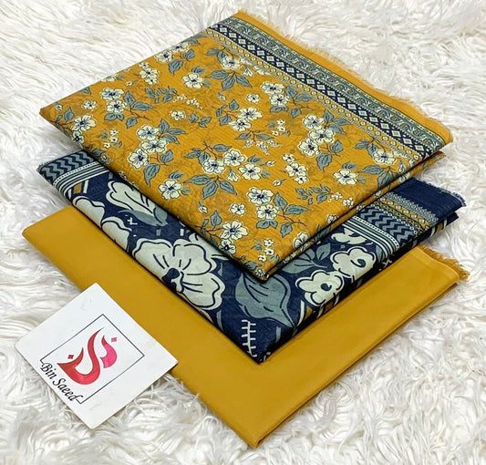 BIN SAEED LAWN COLLECTION 2026 100% ORIGINAL