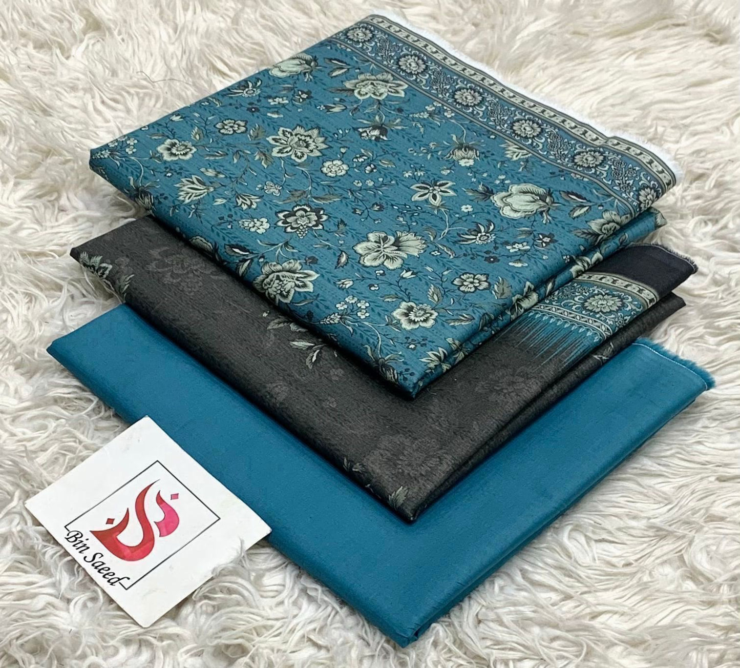 BIN SAEED LAWN COLLECTION 2026 100% ORIGINAL