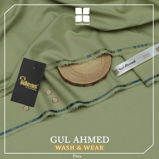 Gul Ahmed Men's Luxury Tropical Collection 2026 | Premium Wash & Wear Unstitched Suit Fabric 4 Mete