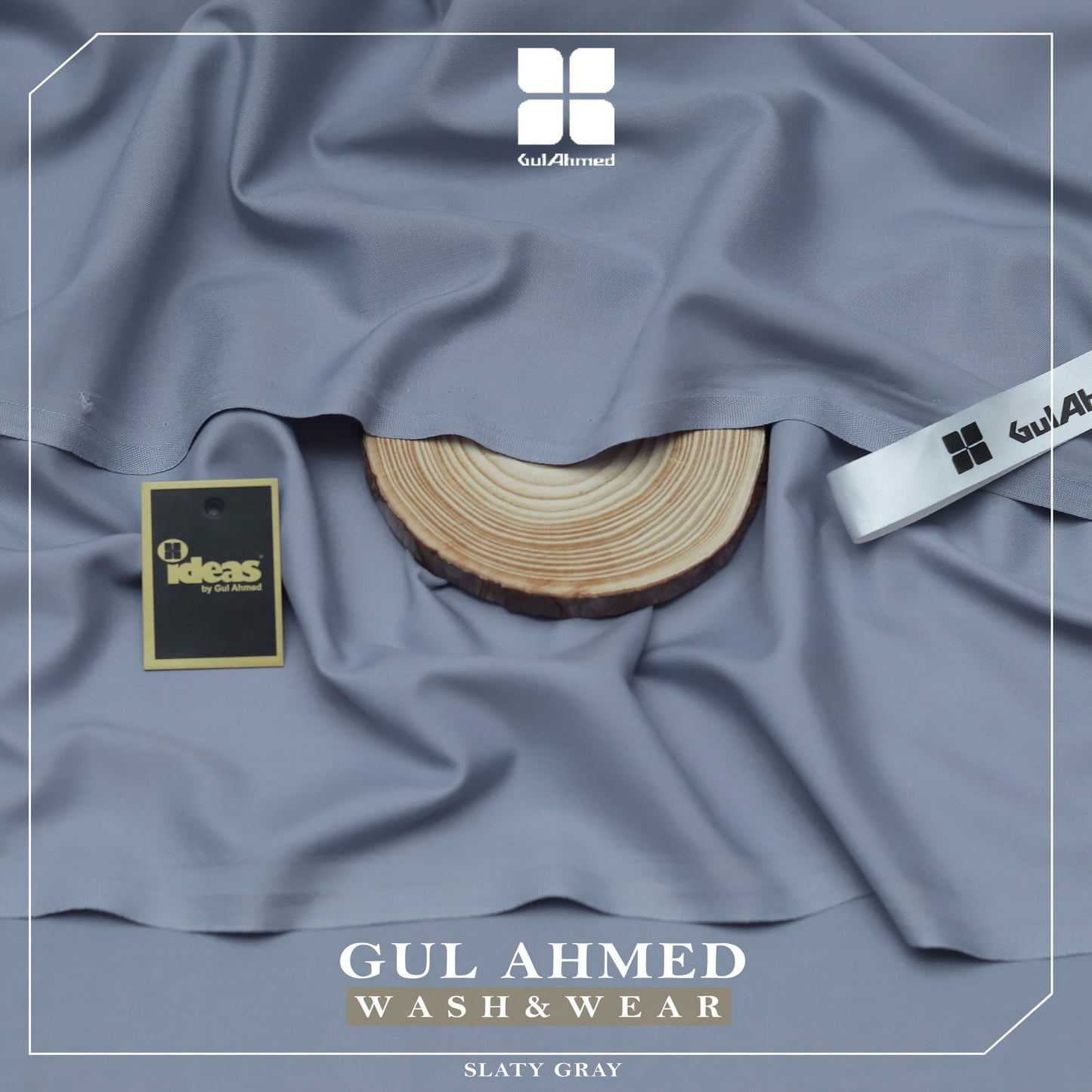 Gul Ahmed Men's Luxury Tropical Collection 2026 | Premium Wash & Wear Unstitched Suit Fabric 4 Mete
