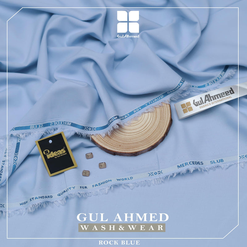 Gul Ahmed Men's Luxury Tropical Collection 2026 | Premium Wash & Wear Unstitched Suit Fabric 4 Mete