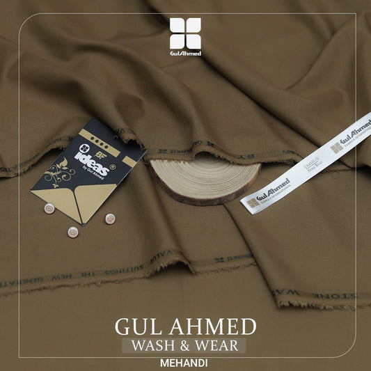 Gul Ahmed Men's Luxury Tropical Collection 2026 | Premium Wash & Wear Unstitched Suit Fabric 4 Mete