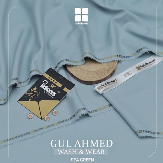 Gul Ahmed Men's Luxury Tropical Collection 2026 | Premium Wash & Wear Unstitched Suit Fabric 4 Mete
