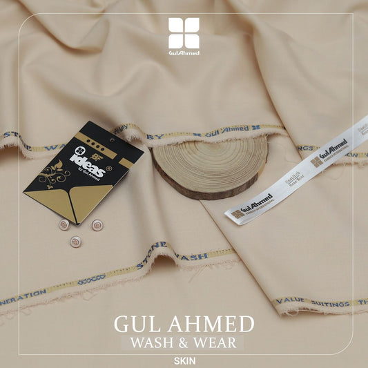 Gul Ahmed Men's Luxury Tropical Collection 2026 | Premium Wash & Wear Unstitched Suit Fabric 4 Mete