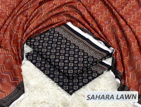 SAHARA LAWN COLLECTION 2026  100% ORIGINAL