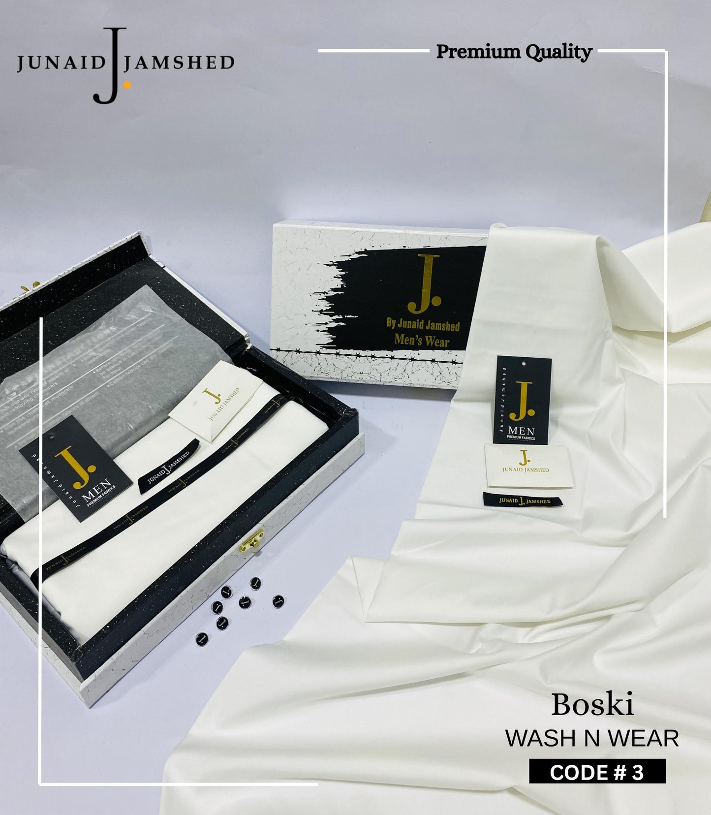 PREMIUM J. BOSKI FABRIC FOR MEN | LUXURY BOSKI D#01