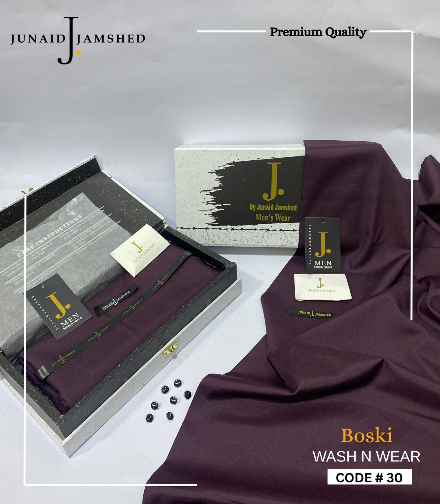 PREMIUM J. BOSKI FABRIC FOR MEN | LUXURY BOSKI D#06