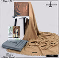 J. Men Premium Woolen Shawl D-008 (Camal)