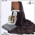 J. Men Premium Woolen Shawl D-008 (Marron)