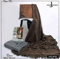 J. Men Premium Woolen Shawl D-001 (Brown)
