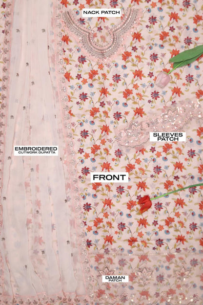 MARIA B Printed Lawn 3pc Unstitched Embroidered Summer 2026 | Nuqta Fashion