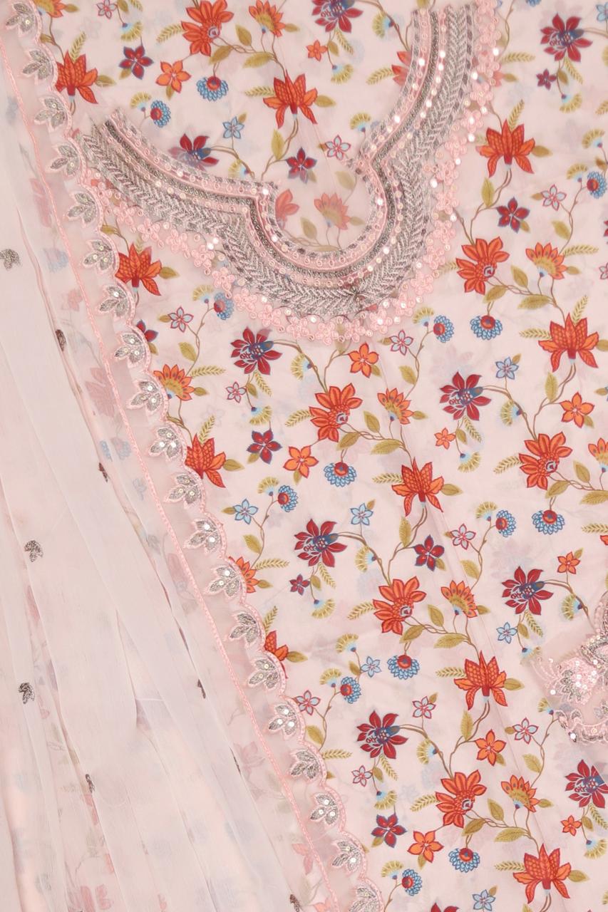 MARIA B Printed Lawn 3pc Unstitched Embroidered Summer 2026 | Nuqta Fashion