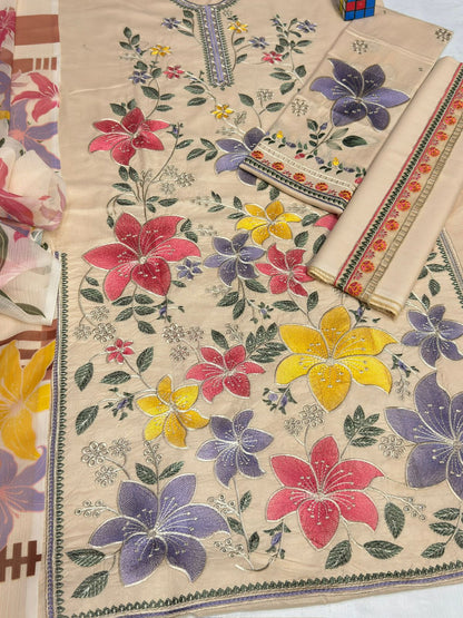 NEW ARRIVAL – 3PC  EMBROIDERRED LUXURY ARTICLE