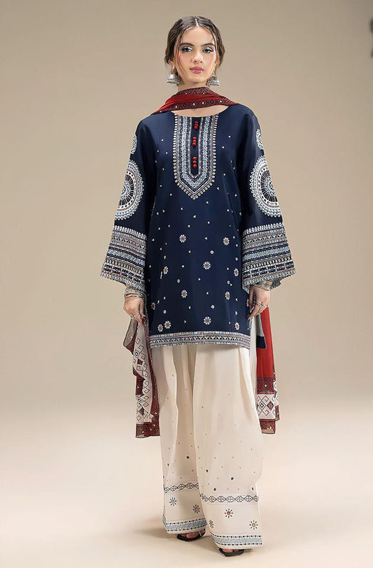 JAZMIN Sequence Embroidered Airjet Lawn 3pc 2026 | Nuqta Fashion