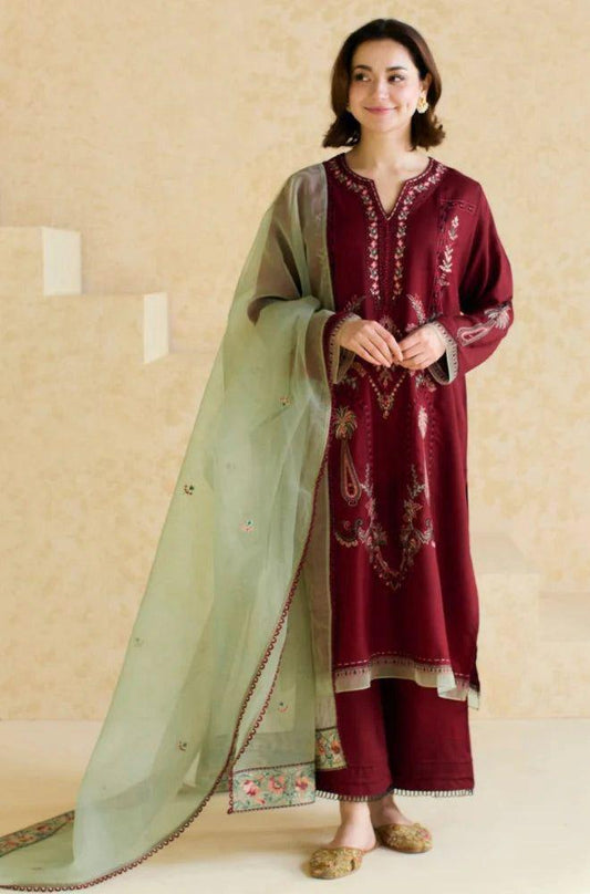 COCO Airjet Lawn Heavy Embroidered 3pc Summer 2026 | Nuqta Fashion
