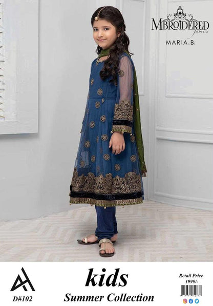 Maria.B Kids Magenta Embroidered Sharara D#59